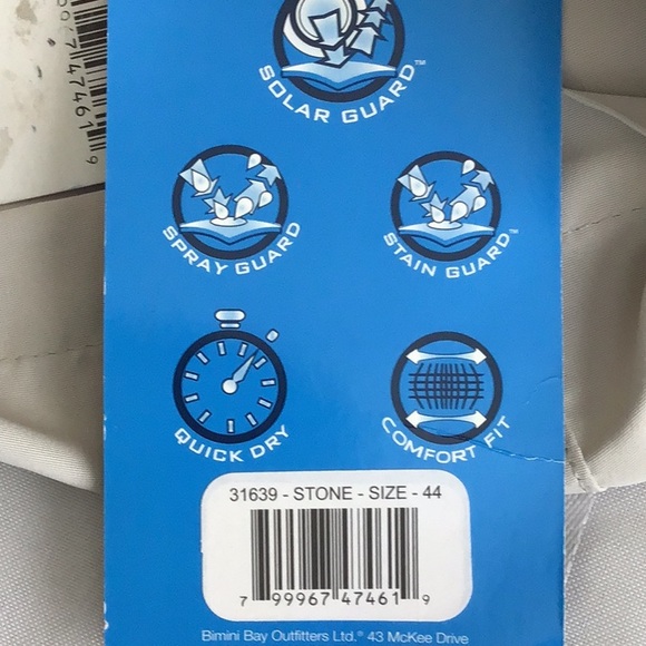 Bimini Bay Outfitters Ltd. Size 44 performance gear for active lifestyle - Picture 6 of 6